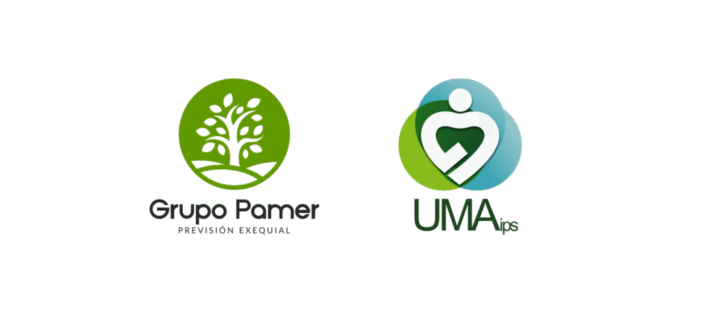 Logos UMA IPS y Grupo Pamer